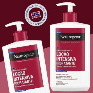 Neutrogena Norwegian Hidratante Corporal Intensivo Sem Fragrância, 400ml