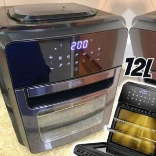 Fritadeira Sem Óleo Air Fryer EOS Premium 12L Digital Touch Titanium EAF12T – EOS
