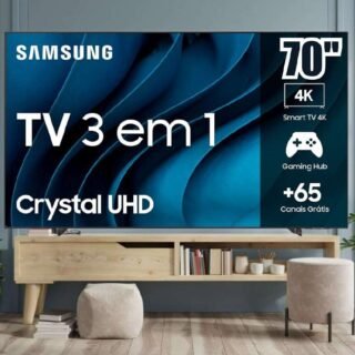 Samsung Smart TV Crystal 70″ 4K UHD CU8000
