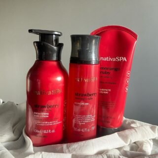 Kit Presente Nativa Spa Morango Ruby (3 itens)