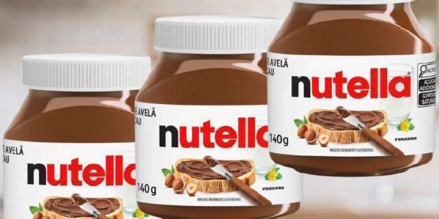 Kit Creme de Avelã com Cacau Nutella Ferrero – 140g 3 Unidades