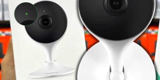 Câmera Inteligente Interna Compatível com Alexa Wi-fi Full HD iM3 C Branca Intelbras