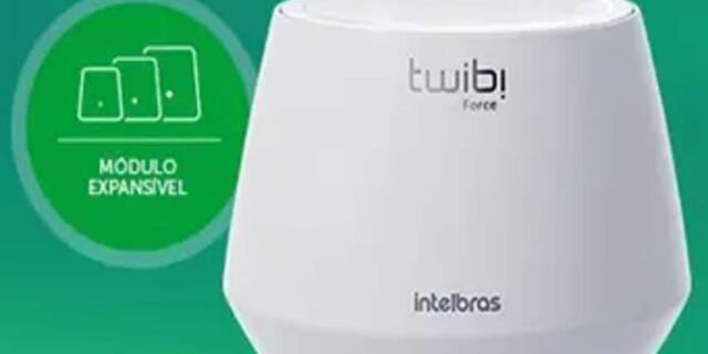 Conjunto de Roteador Sem Fio WI-FI 6 Twibi Force AX Branco Intelbras