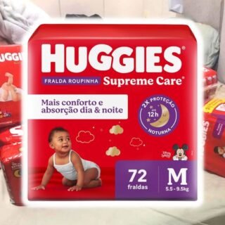 HUGGIES Fralda Huggies Supreme Care Roupinha M – 72 Fraldas