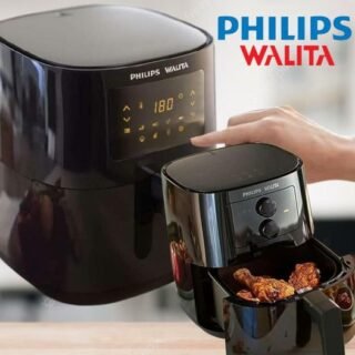 Philips Walita Preta Fritadeira Airfryer Digital Série 3000, 4.1L (2 Opções)