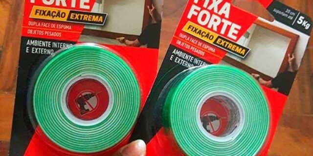 Scotch, 3M, Fixa Forte, Fita Dupla Face, Fixação Extrema, 24mm x 2m