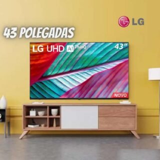 Smart TV LG 43 4K UHD HDR Led Wi-Fi Bluetooth Google Assis. Alexa Airplay – 43UR781C0SA