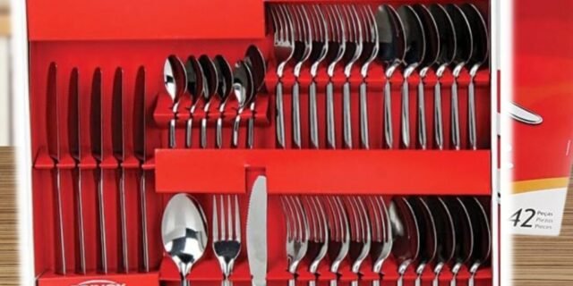 Faqueiro Siena, Brinox 5109/102, Aço Inox