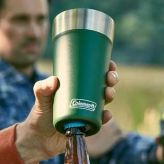 Copo Térmico com Tampa 600ml Verde Coleman