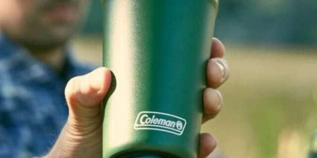 Copo Térmico com Tampa 600ml Verde Coleman
