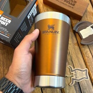 Copo térmico de cerveja com tampa Stanley|473ml