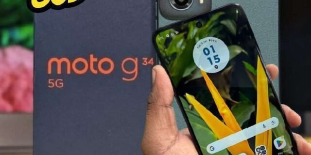 Smartphone Motorola G34 5G 256 GB Verde 8 GB RAM