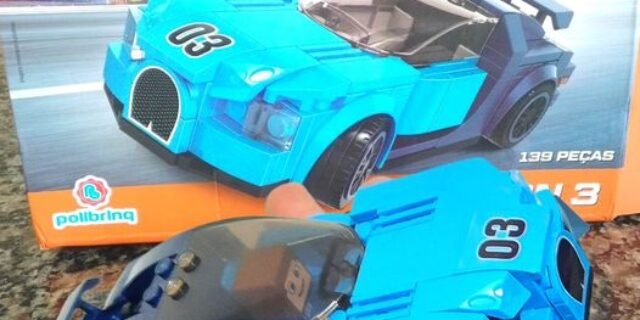 BLOCOS DE MONTAR BRINQUEDO VENON E POTENZA POLIBRINQ