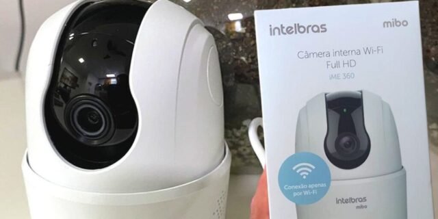 Câmera Inteligente Interna Wi-Fi Full HD iME360 Branco Intelbras