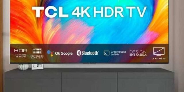 TCL LED SMART TV 75” P635 4K UHD GOOGLE TV