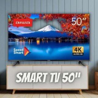 Smart Tv 50” Aws-tv-50-bl-02-a 4k Android Hdr10 Dolby Aiwa