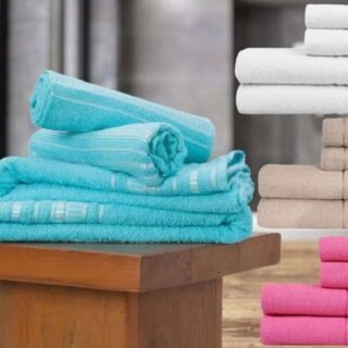 Jogo De Toalhas De Banho Atlântica Delicata 4 Peças (Várias Cores)