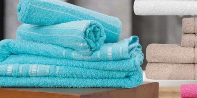 Jogo De Toalhas De Banho Atlântica Delicata 4 Peças (Várias Cores)