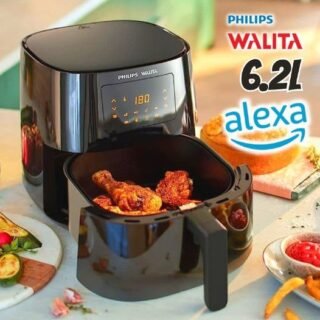 Fritadeira Airfryer Essential XL Conectada, Philips Walita, conectividade c/Alexa, 6.2L