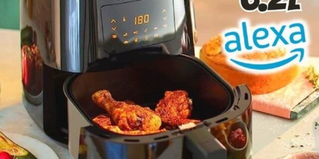 Fritadeira Airfryer Essential XL Conectada, Philips Walita, conectividade c/Alexa, 6.2L