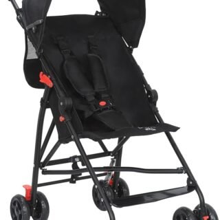 Maxi Baby Carrinho de Bebê Passeio Guarda Chuva MOVEE (Preto)