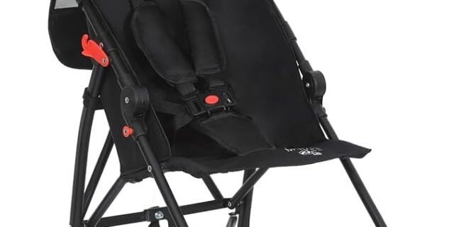 Maxi Baby Carrinho de Bebê Passeio Guarda Chuva MOVEE (Preto)