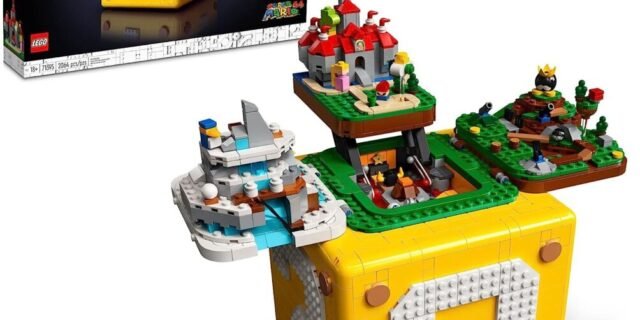 71395 LEGO® Bloco ponto de interrogação de Super Mario 64™; Kit de Construção (2064 peças)
