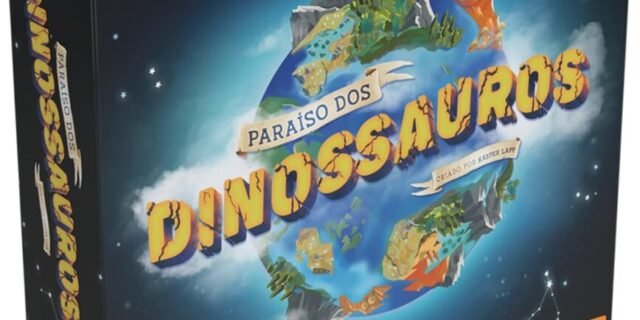 Galápagos Jogos Paraíso dos Dinossauros, Jogo de Tabuleiro para Amigos, 2 a 5 jogadores, 30 –45 min, Multicolour