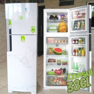 Geladeira Frost Free Duplex 386 Litros Crm44ab Consul 110V