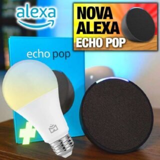 Echo Pop + Lâmpada Positivo 9W
