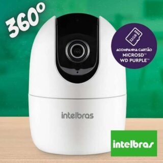 Câmera Inteligente Interna 360° Wi-Fi iM4 C com MicroSD 32GB Intelbras