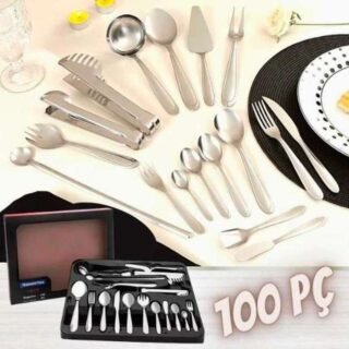 Faqueiro Tramontina Laguna Inox – 100 Peças