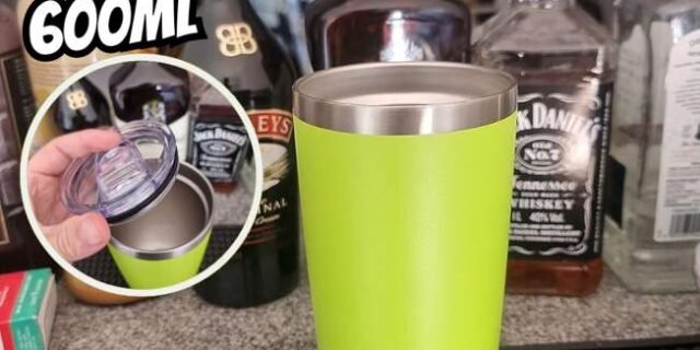 Copo Térmico para Caipirinha com Tampa Verde 600 Ml Termopro