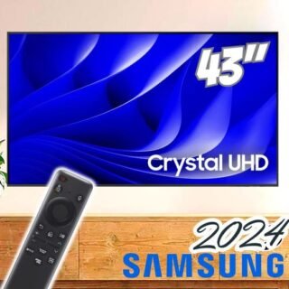 Samsung Smart TV 43″ Crystal UHD 4K 43DU8000