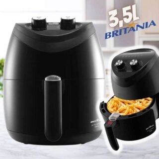 Fritadeira Elétrica sem Óleo/Air Fryer Britânia – BFR25P Preta 3,5L com Timer