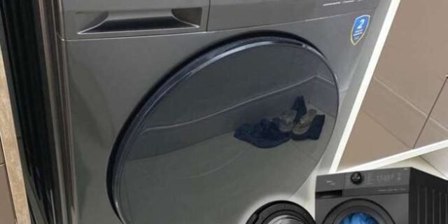 Lava e Seca 10,5kg Midea HealthGuard Titanium Conectada