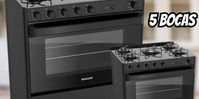 Fogão 5 Bocas Fgv508pt Suggar