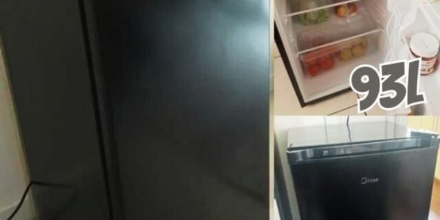 Frigobar Black Edition Preto 93 Litros Midea