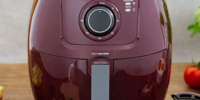 Air Fryer Electrolux Family Efficient EAF51 Dark Red 5L