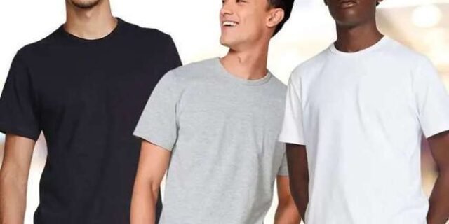 Kit Com 5 Camisetas Masculinas Básicas Hering