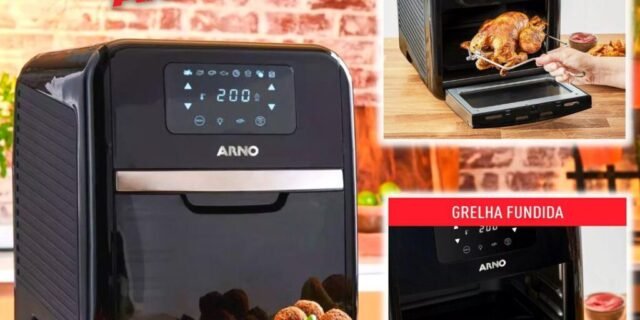 Airfry Oven+grill Arno Expert 9 Em 1 Digital 11l Preta Ufe9