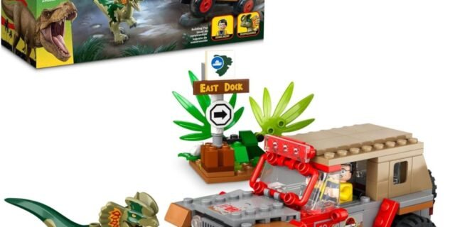 76958 LEGO® Jurassic Park Emboscada do Dilofossauro; Conjunto de Construção (211 Peças)