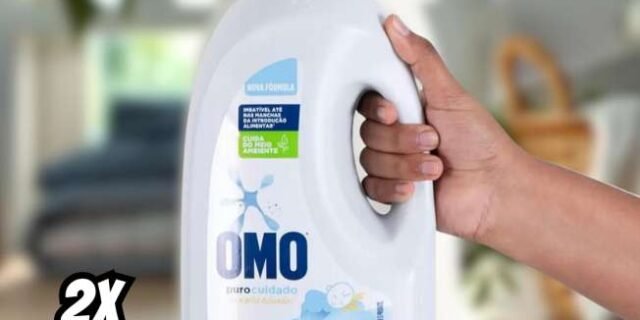 Kit Sabão Líquido Omo Puro Cuidado – 3L Cada 2 Unidades