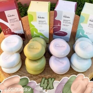 Kit Natura Tododia Sabonetes em Barra Puro Vegetal 4 Caixas