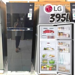 Geladeira LG Frost Free Black 395L Duplex Compressor Inverter