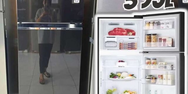 Geladeira LG Frost Free Black 395L Duplex Compressor Inverter