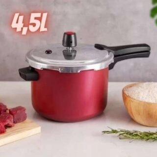 Panela de Pressão Panelux 4,5L Cereja Fechamento Externo Magnific