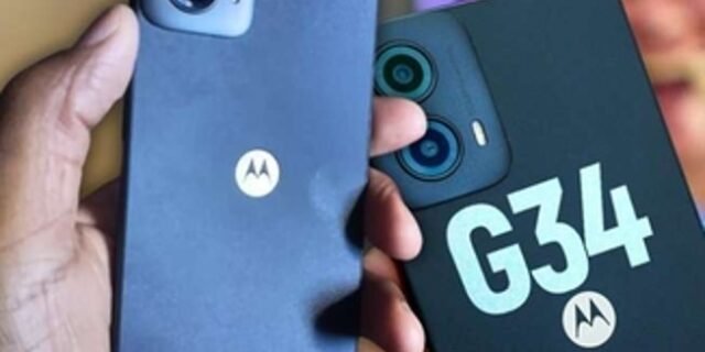 Motorola Moto G34 5G Dual Sim 128 GB Preto 4 GB RAM