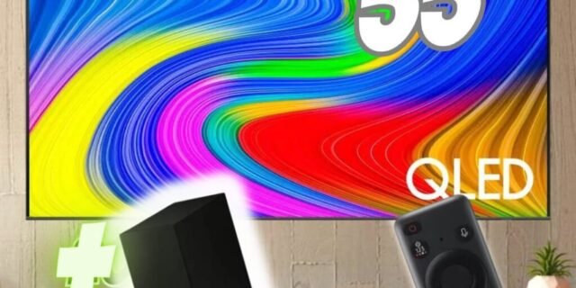 Smart TV 55″ QLED 4K 55Q65D 2024 + Soundbar HW-B550/ZD – Samsung