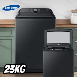 Lavadora Samsung WA8800B 23Kg Preta 110V